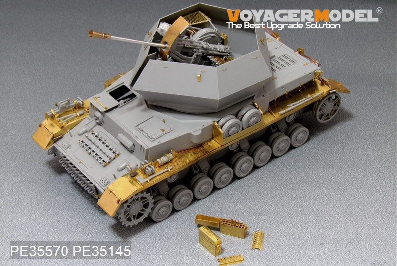 Voyager Model PE35570 WWII German FlakPanzer IV Ostwind For DROGON 6550 1/35 – imagen 2