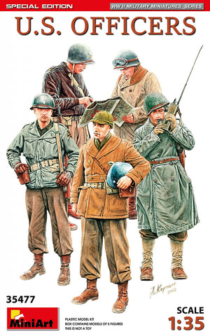 MiniArt 35477 OFFICIERS AMÉRICAINS. ÉDITION SPÉCIALE 1/35