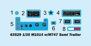 I Love Kit 63529 M1014 Trailer Towing M747 Semi-Trailer 1/35 – imagen 3