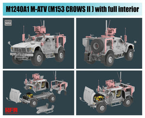Rye Field Model 5052 M1240A1 M-ATV M153 CROWS II with full interior 1/35 – imagen 2