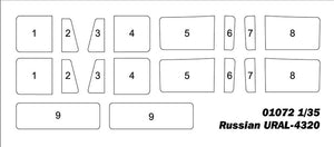 Trumpeter 01072 Russian URAL 4320 1/35 – zdjęcie 14