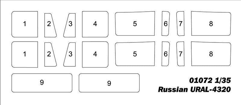 Trumpeter 01072 Russian URAL 4320 1/35 – zdjęcie 14