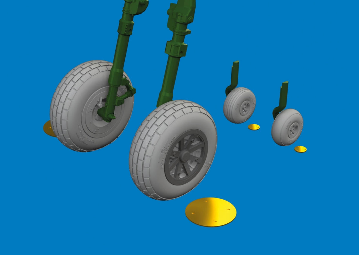 Roues Eduard 6481059 P-40E à bande de roulement à blocs Eduard 1/48 – image 2