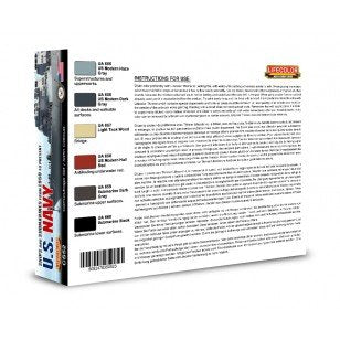 Coffret de peinture acrylique Lifecolor CS52, bleu marine américain moderne, 6 x 22 ml – image 2