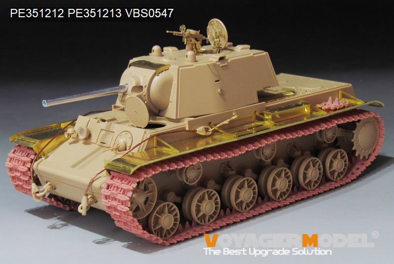 Voyager Model PE351213 Garde-boues de char russe KV-1 de la Seconde Guerre mondiale (pour RFM 5041) 1/35 – image 2