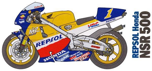 Coffret de peinture Zero Paints ZP-1097 Repsol Honda NSR500 1999 (3 x 30 ml) – image 3