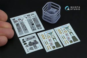 Quinta Studio QD+48520 Tornado Gr.1 3D-Printed &amp;amp; coloured Interior on decal paper (Italeri) (with 3D-printed resin parts) 1/48 – Bild 2