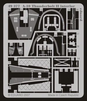 Eduard 49377 A-10 interior 1/48 Italeri – imagen 2