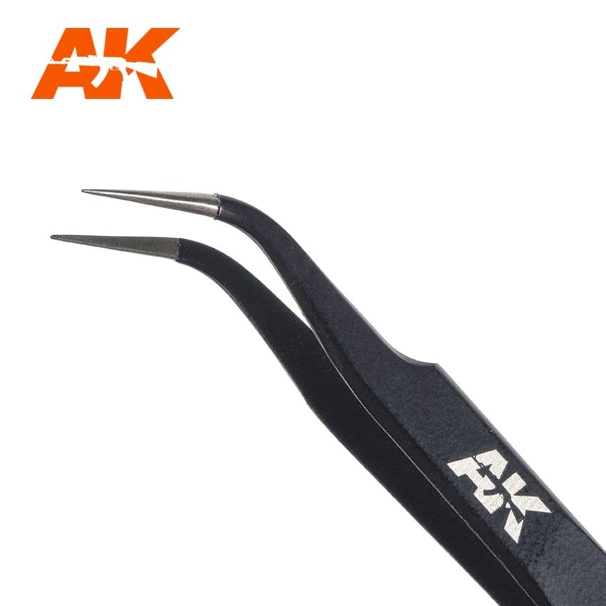 AK Interactive AK9007 PRECISE CURVED TWEEZERS – image 3