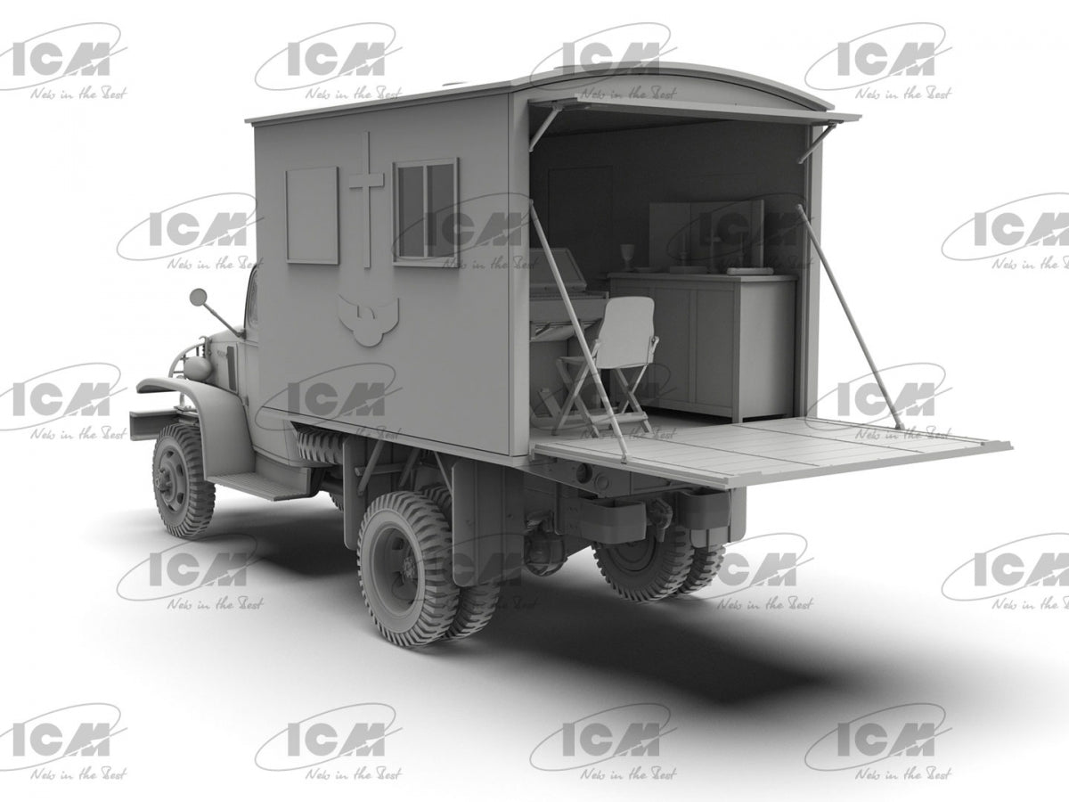 ICM 35586 WWII British Army Mobile Chapel 1/35 – zdjęcie 7
