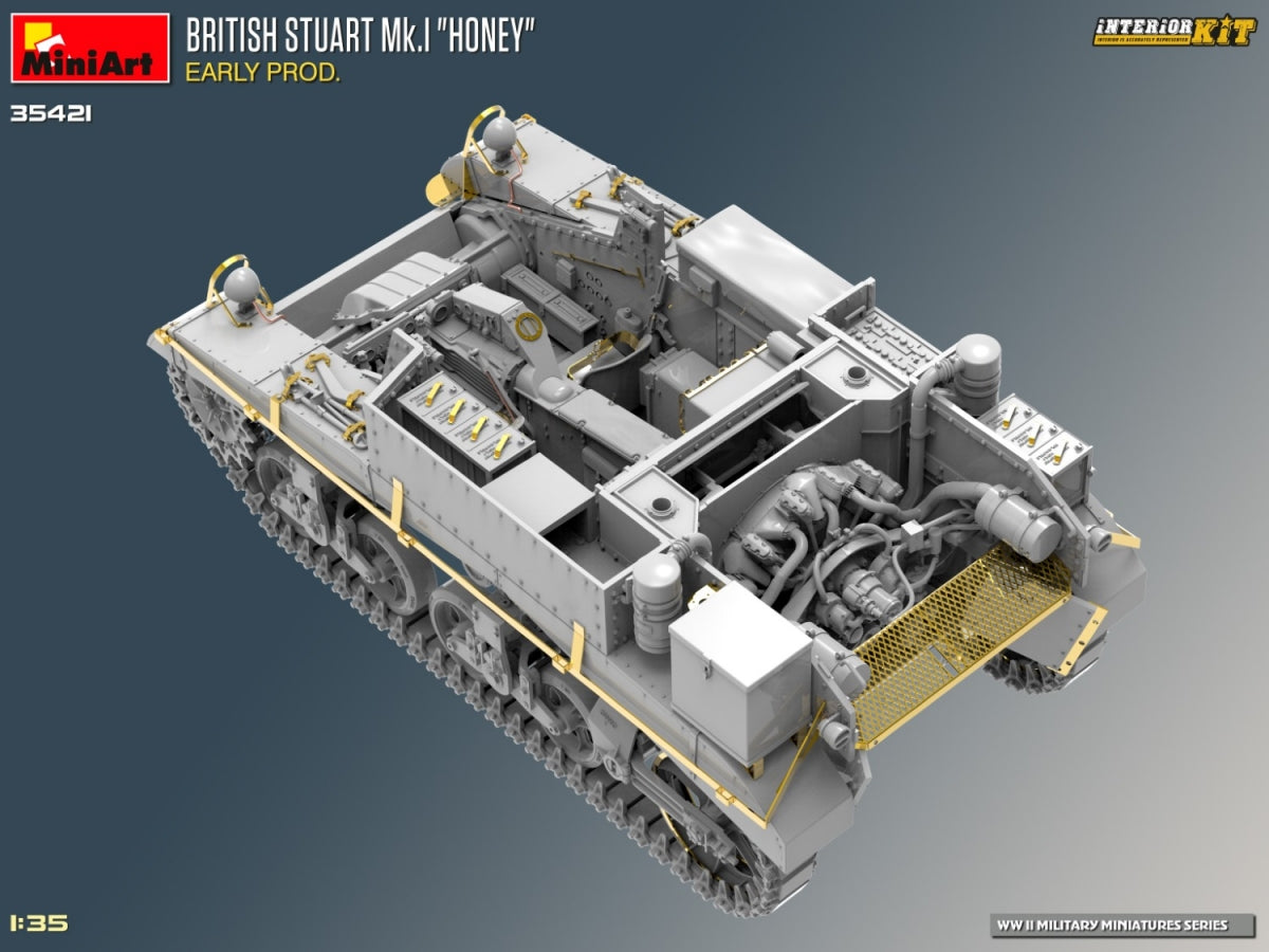 MiniArt 35421 BRITISH STUART MK.I HONEY EARLY PROD. INTERIOR KIT 1/35 – imagen 10