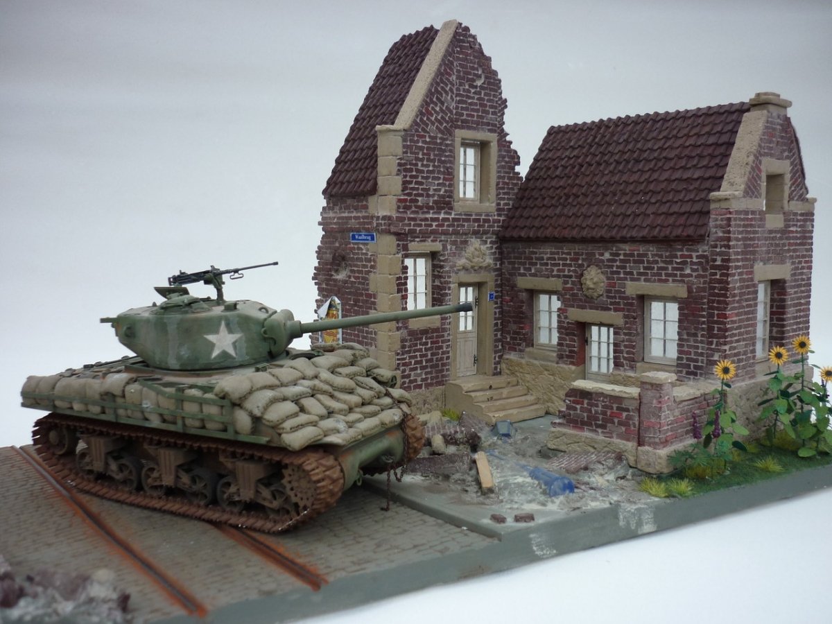 RT-Diorama 35193 Diorama-Base: &amp;quot;Arnheim 1944&amp;quot; New Version 1/35 – imagen 7