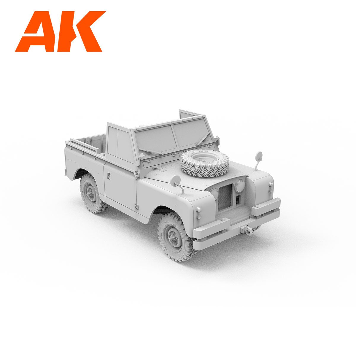 AK Interactive AK35012 LAND ROVER 88 SERIES IIA ROVER 8 1/35 – imagen 8