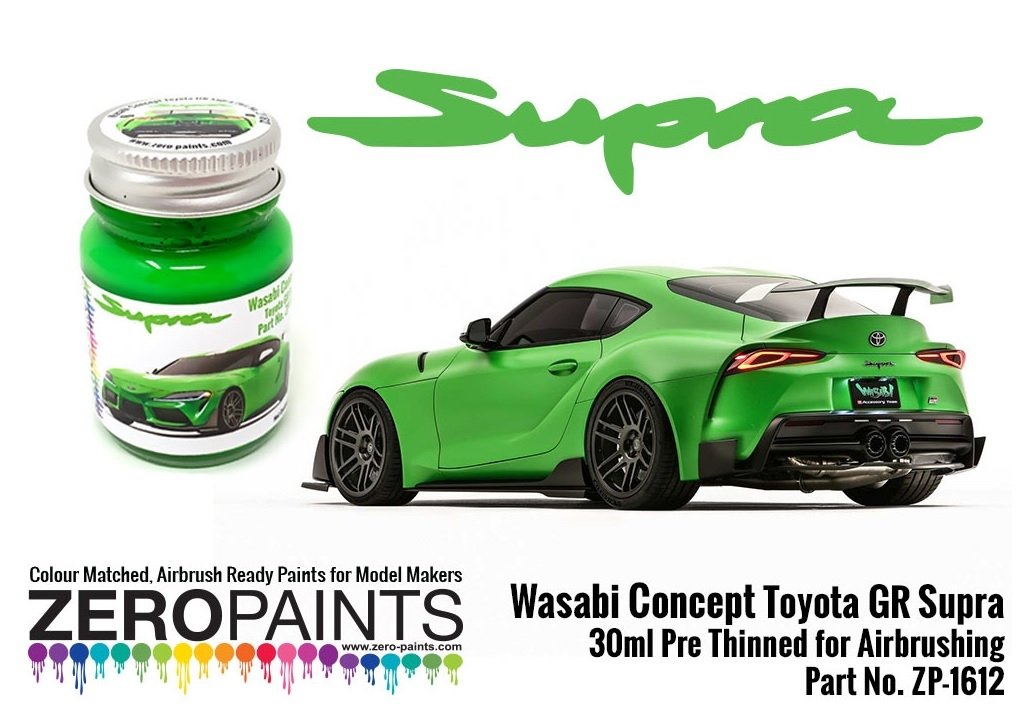 Peinture Zero Paints ZP-1612-WASABI Toyota GR Supra Wasabi Concept Vert 30 ml