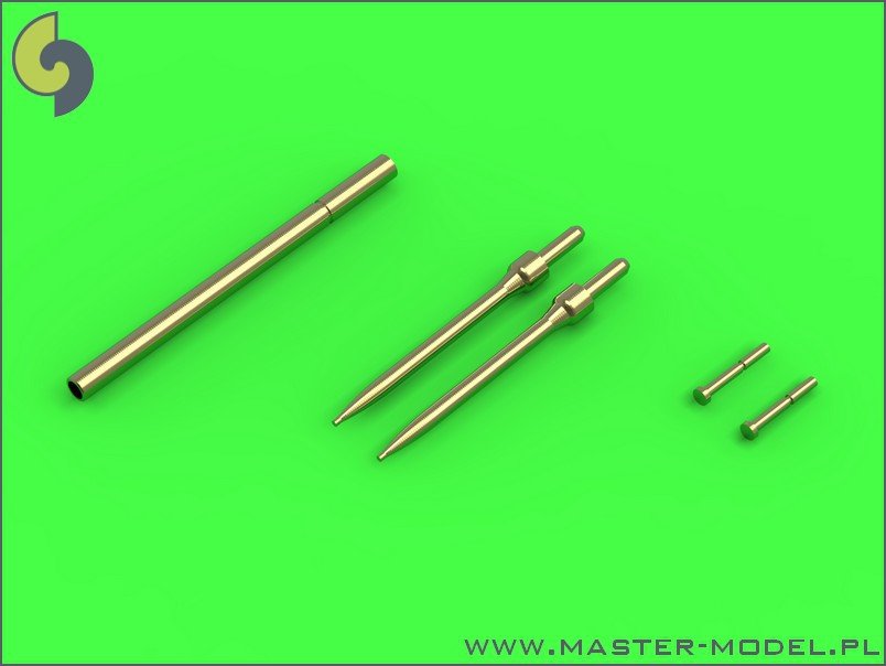 Master AM-72-101 TS-11 Iskra - Pilot Tubes and 23mm gun barrel 1/72 – imagen 2