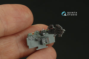 Intérieur imprimé en 3D et coloré sur papier décalcomanie Quinta Studio QD72122 P-47D Thunderbolt Razorback (Tamiya) 1/72 – image 10