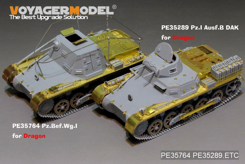Voyager Model PE35764 WWII German Pz.Bef.Wg.I Command tank (Sd.Kfz. 265) basic For DRAGON 6218/6597 1/35 – image 7