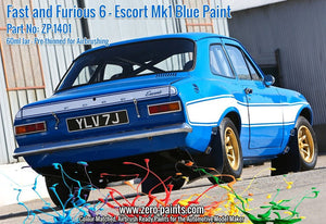 Zero Paints ZP-1401 - Fast and Furious 6 Ford Escort Mk 1 Blue 60ml – imagen 3