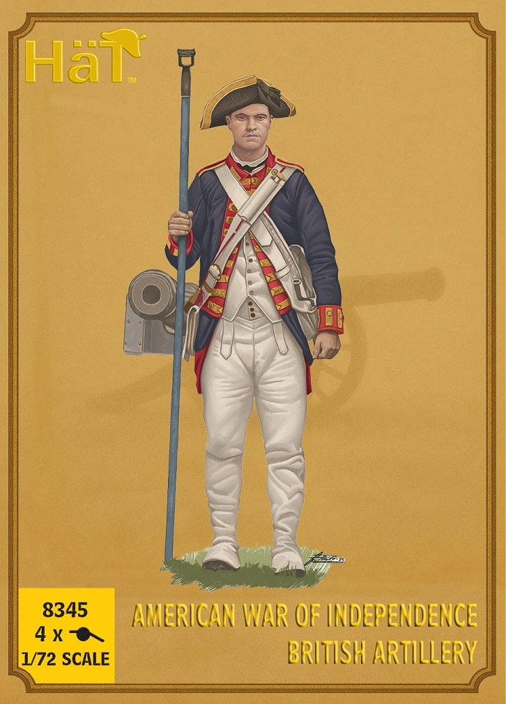 Hat 8345 American War of Independence - British Artillery 1/72