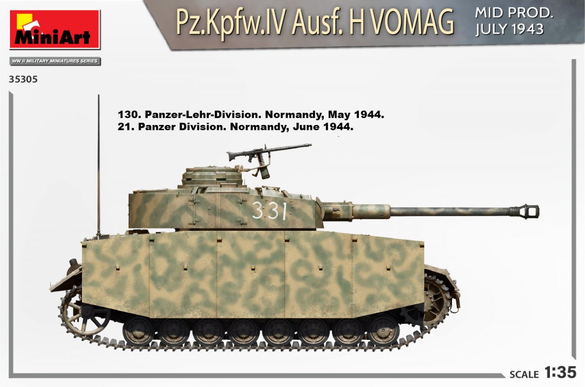 MiniArt 35305 Pz.Kpfw.IV Ausf. H Vomag. MID PROD. JULY 1943. INTERIOR KIT 1/35 – immagine 7