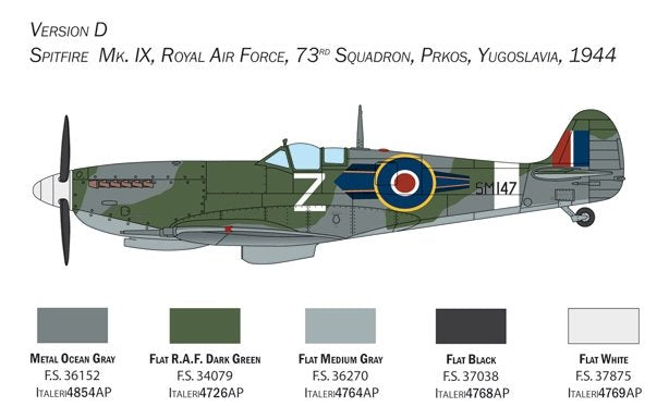 Italeri 2804 Spitfire Mk. IX 1/48 – immagine 6