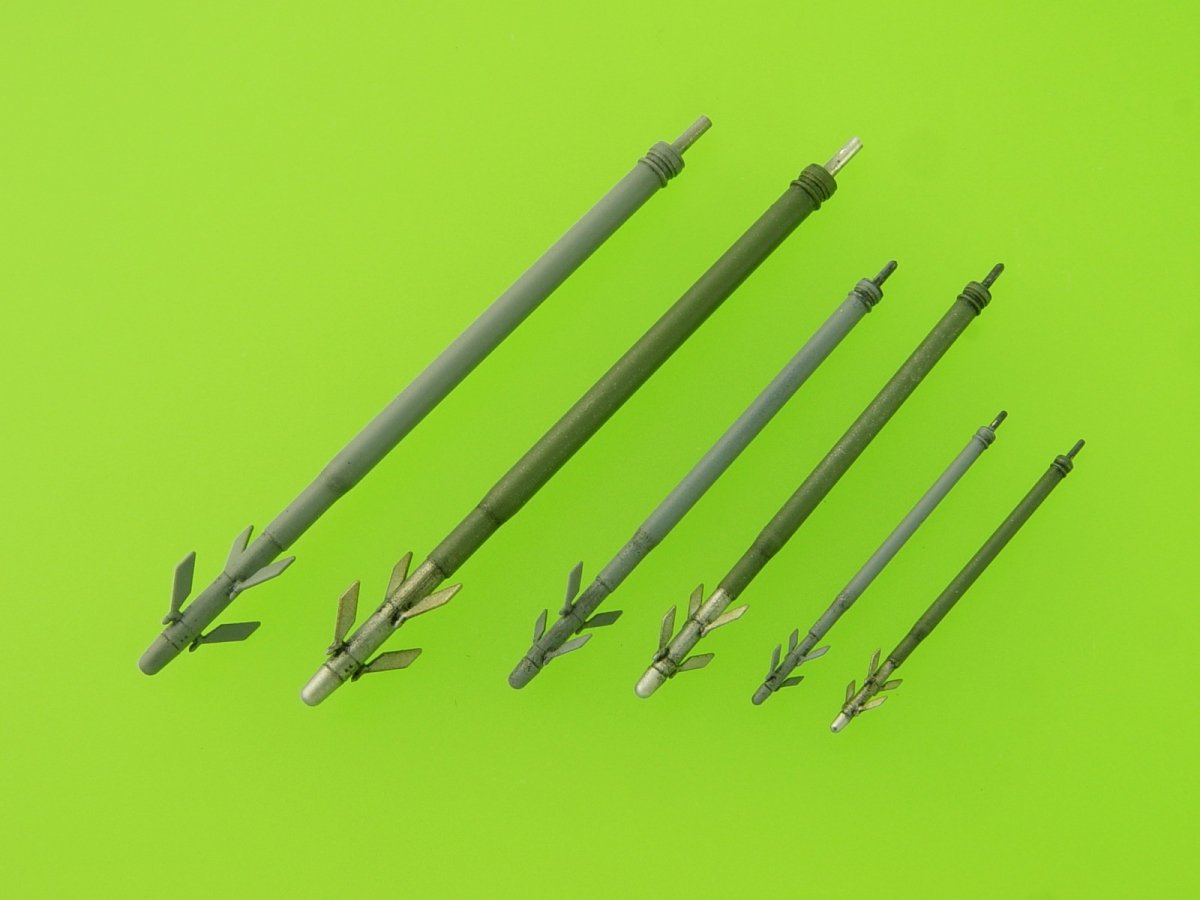 Master AM-72-110 Mi-24 (Hind D/E) - JakB-12.7 machine gun barrel and DUAS probe (metal and resin parts) 1/72 – immagine 13