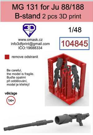 Omask 104845 MG 131 for Ju 88/188 B-Stand 1/48 – Bild 2