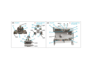 Quinta Studio QDS-48444 Fairey Gannet AS.1_AS.4 3D-Printed coloured Interior on decal paper (Airfix) (Small version) 1/48 – imagen 2