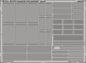 Eduard 36124 M-1131 mounted rack and belts 1/35 Trumpeter