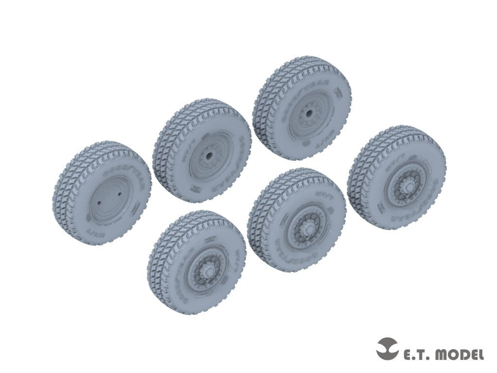 E.T. Model P35-127 Modern U.S. M142 High Mobility Artillery Rocket System（HIMARS）Sagged Wheels for Trumpeter kit 1/35 – imagen 2
