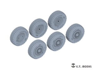 E.T. Model P35-127 Modern U.S. M142 High Mobility Artillery Rocket System（HIMARS）Sagged Wheels for Trumpeter kit 1/35 – imagen 2