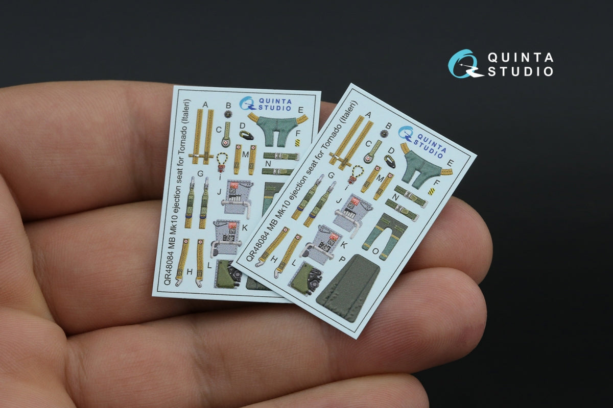 Quinta Studio QD+48518 Tornado IDS Intérieur coloré imprimé en 3D sur papier décalcomanie (Italeri) (avec pièces en résine imprimées en 3D) 1/48  – image 3