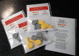 Omask 74801 Bouchons de puits de train d&amp;#39;atterrissage pour Bf 109 F/G/K (pour Eduard) 1/48  – image 3