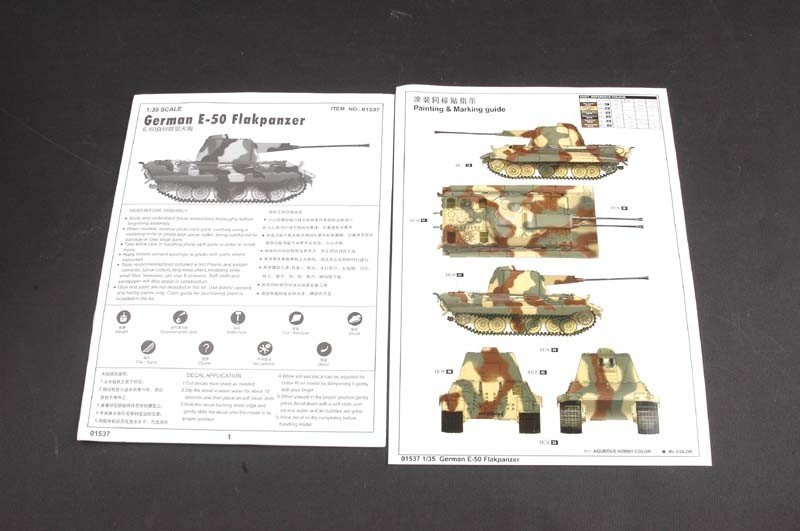 Trumpeter 01537 Flakpanzer allemand E-50 (1/35) – image 9