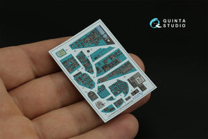 Intérieur imprimé en 3D et coloré sur papier décalcomanie Quinta Studio QDS-48356 Mi-24D (Trumpeter) (Petite version) 1/48 – image 6