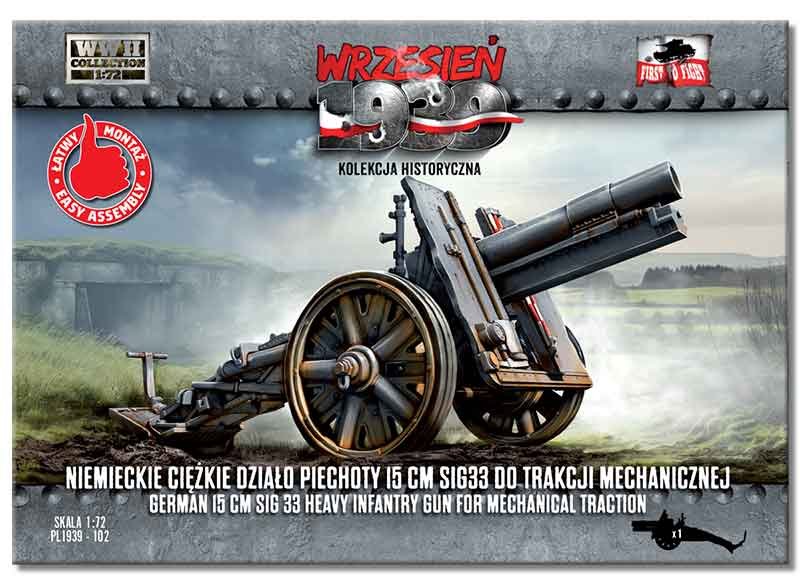 First To Fight PL102 Niemieckie Ciężkie Działo Piechoty 15cm sIG33 1/72 – imagen 5