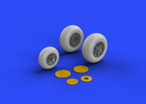 Eduard 648258 P-38 wheels ACADEMY 1/48 – imagen 2