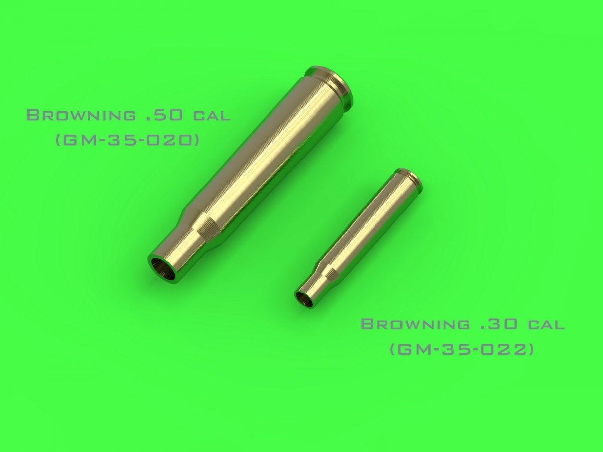 Master GM-35-022 M1919 Browning .30 caliber (7,62mm) - łuski (25sztuk) 1/35 – imagen 3