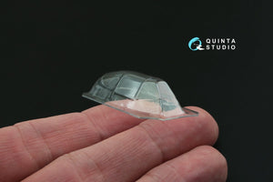 Quinta Studio QC48020 Yak-1B correction vacuformed clear canopy 1 pcs (for Accurate miniatures/Zvezda/Eduard kit) 1/48 – Bild 7