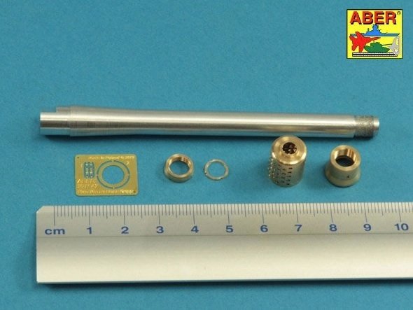 Aber 35L-261 150mm barrel with brake for German E-100 tank with Krupp turret 1/35 – image 4