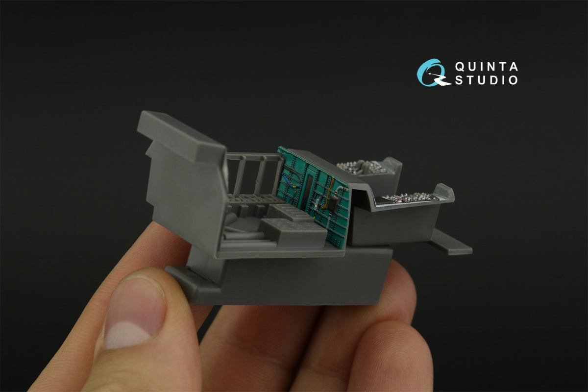 Quinta Studio QD48417 F-15C Eletronics bay 3D-Printed coloured Interior on decal paper (Academy) 1/48 – immagine 10