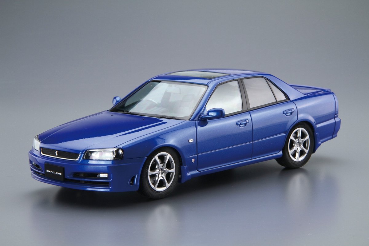 Aoshima 05533 NISSAN ER34 SKYLINE 25GT TURBO &amp;#39;01 1/24 – imagen 2