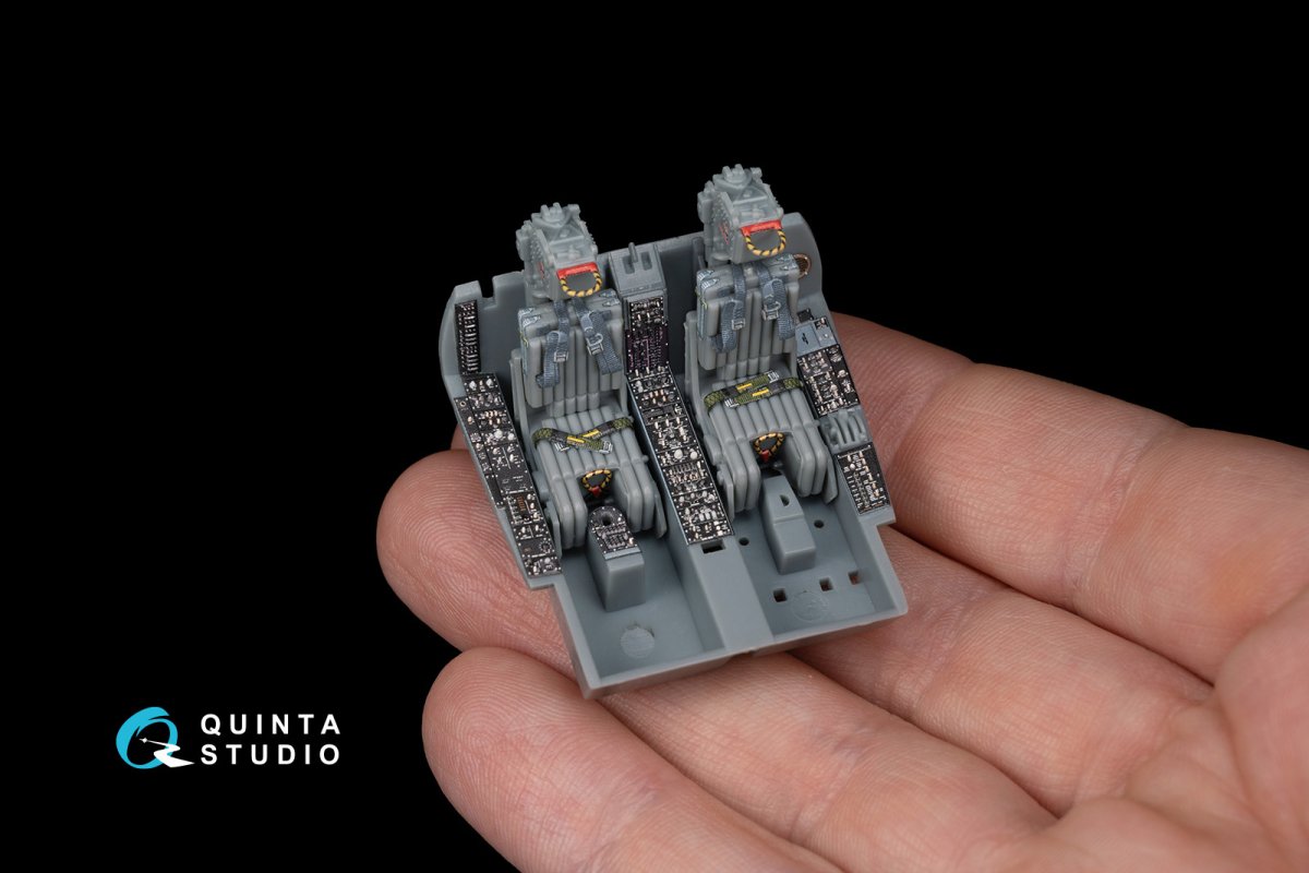 Quinta Studio QD48164 A-6A Intruder 3D-Printed &amp;amp; coloured Interior on decal paper (for HobbyBoss kit) 1/48 – imagen 4