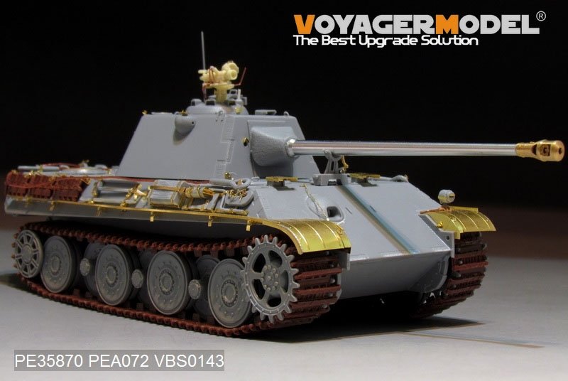 Voyager Model PE35870 WWII German Panther II Prototype Design Plan basic for AMUSING HOBBY 1/35 – zdjęcie 8