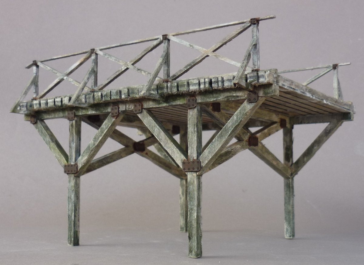 RT-Diorama 35546 Wooden bridge 1/35 – immagine 9