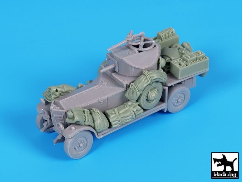Ensemble d'accessoires Black Dog T72116 Pattern 1920 pour Roden 1/72