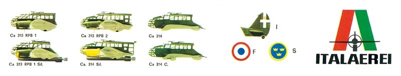 Italeri 0106 Caproni Ca. 313/314 Vintage Special Anniversary Edition 1/72 – imagen 7