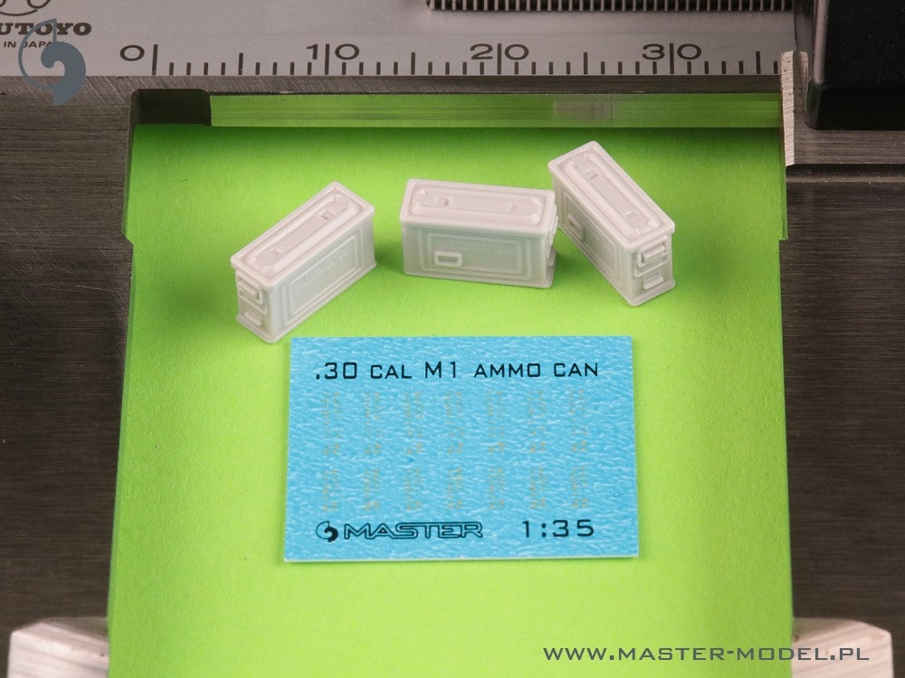 Master GM-35-091 M1 Ammo Boxes for Browning M1919 Rifle .30cal (7.62mm) (6 pcs.) - CLOSED 1/35 – image 3