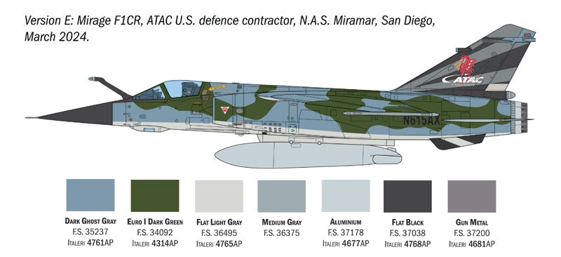 Italeri 2839 Mirage F1 C/CR 1/48 – Bild 6