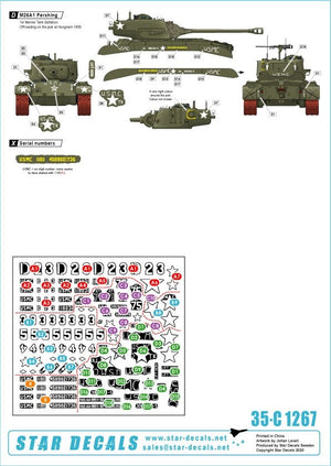 Star Decals 35-C1267 USMC M26 and M26A1 Pershing 1/35 – Bild 2
